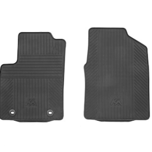 Tepih, spredaj gumiran, črn